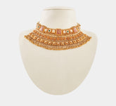 Antique special choker wide - Kundan, Pearl